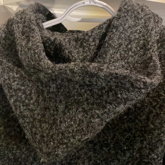 Black Wool Blend Coat - Picture 11 of 13